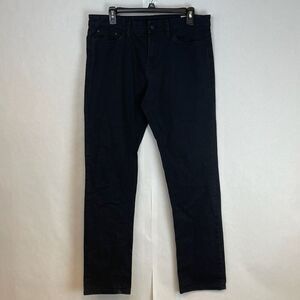 English Laundry Pants Men's Size 32x32 Black High-Rise Straight Denim Dark Wash
